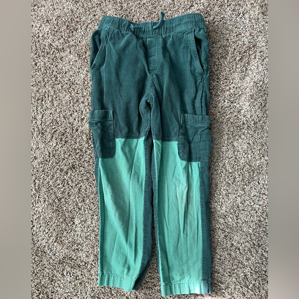 Hanna Andersson Kids Joggers in Blue and Green (2 pair)